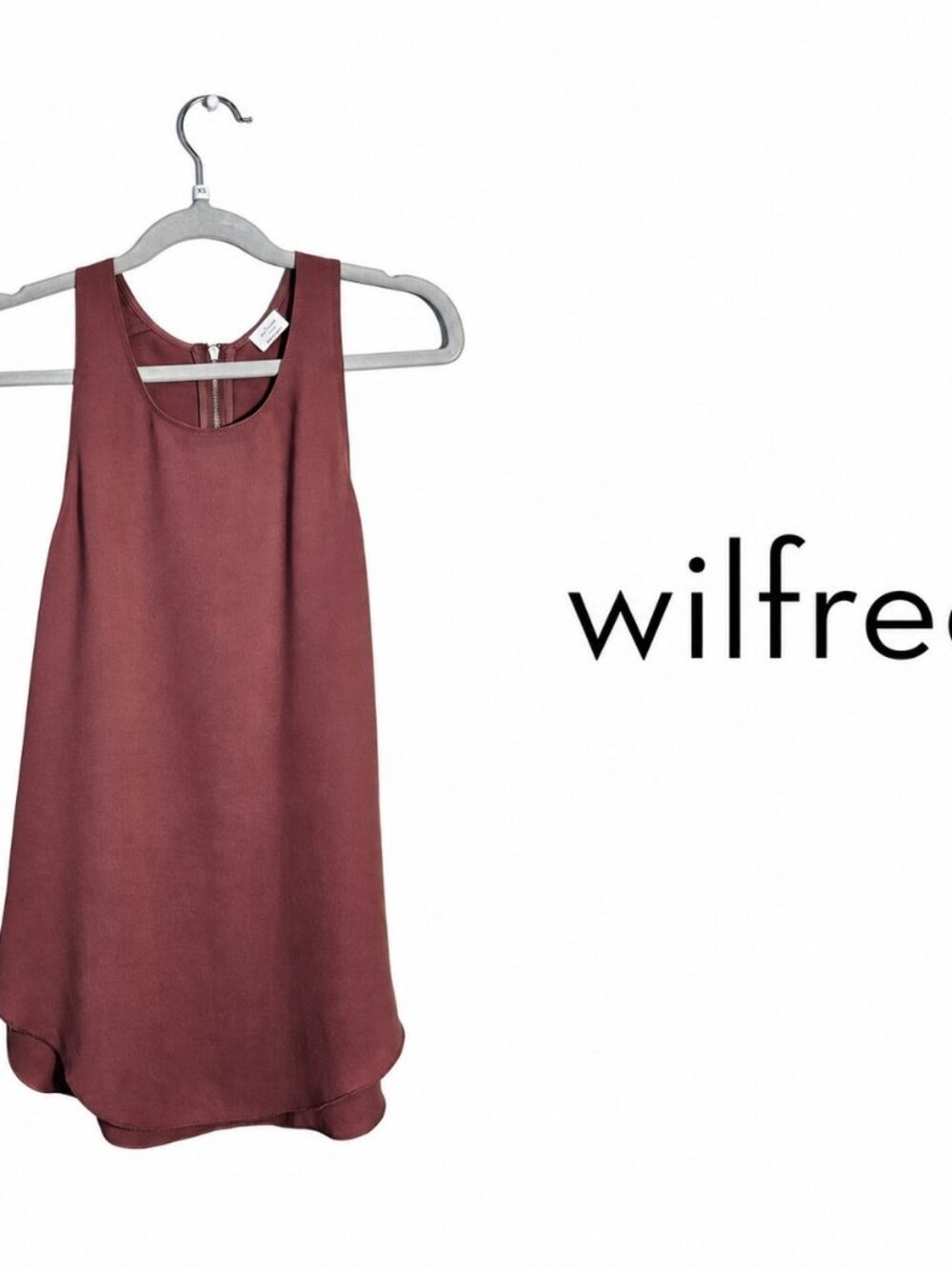 Wilfred by Aritzia Sleeveless High Neck Blouse  Dusty Rose â Size XS
